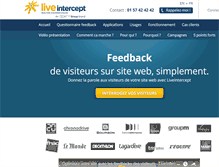 Tablet Screenshot of liveintercept.com